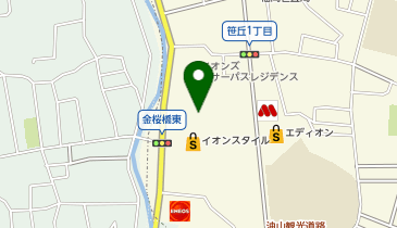 イオンスタイル笹丘の地図画像