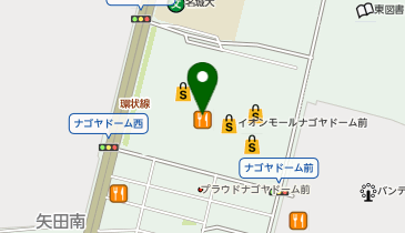 イオンスタイルナゴヤドーム前の地図画像