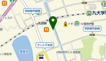 イオン福岡伊都店の地図画像