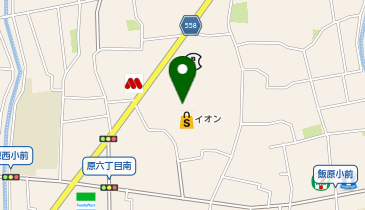 イオン原店の地図画像
