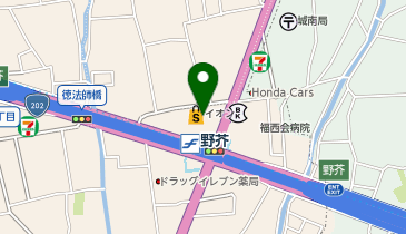 イオン野芥店の地図画像