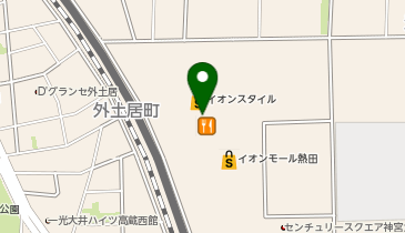 イオンスタイル熱田の地図画像