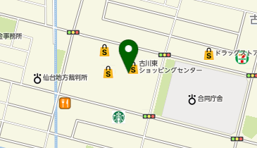 イオン古川店の地図画像
