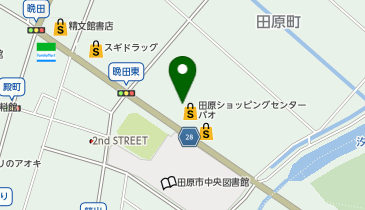 イオン田原店の地図画像