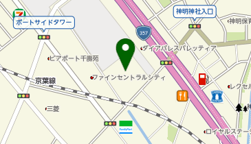 イオンスタイル千葉みなとの地図画像