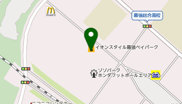 イオンスタイル幕張ベイパークの地図画像