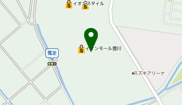 イオンスタイル豊川の地図画像