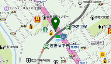 イオン佐世保四ケ町店の地図画像