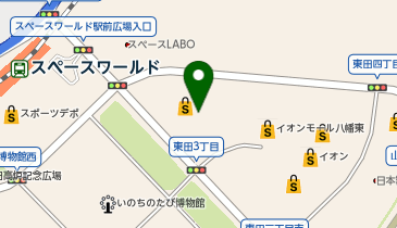 イオン八幡東店の地図画像
