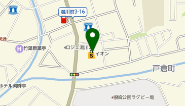 イオン湯川店の地図画像
