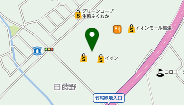 イオン福津店の地図画像