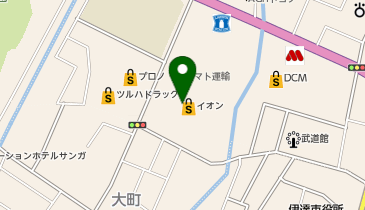 イオン伊達店の地図画像