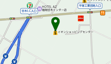 イオン甘木店の地図画像