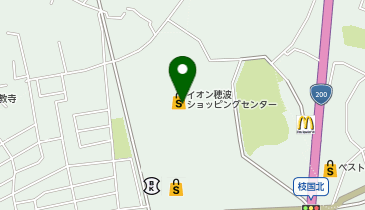イオン穂波店の地図画像