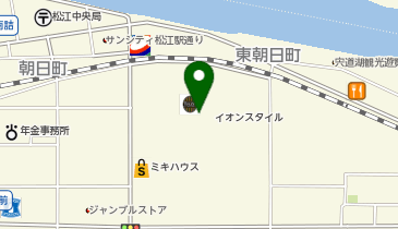 イオンスタイル松江の地図画像