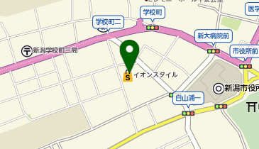イオンスタイル白山浦の地図画像