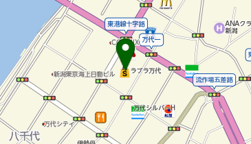 イオンスタイルラブラ万代の地図画像