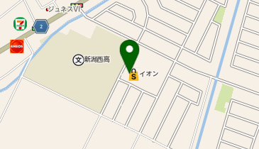 イオン西内野店の地図画像