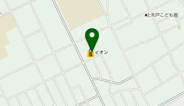 イオン上木戸店の地図画像