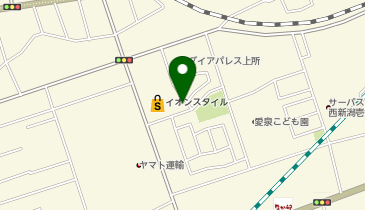 イオンスタイル上所の地図画像