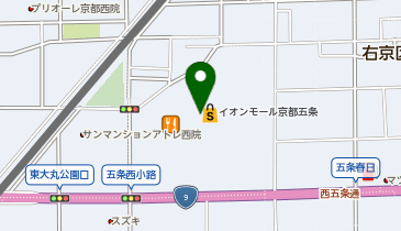 イオンスタイル京都五条の地図画像