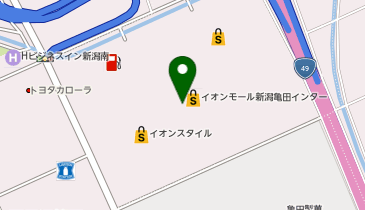 イオンスタイル新潟亀田インターの地図画像