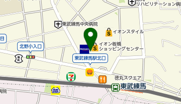 イオンスタイル板橋の地図画像
