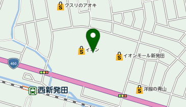 イオン新発田店の地図画像