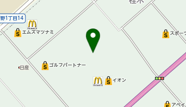 イオン釧路店の地図画像