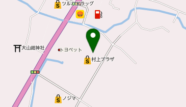 イオン村上東店の地図画像