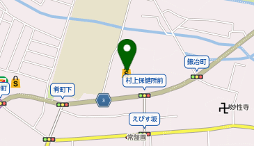 イオン村上肴町店の地図画像
