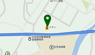 イオン佐世保白岳店の地図画像