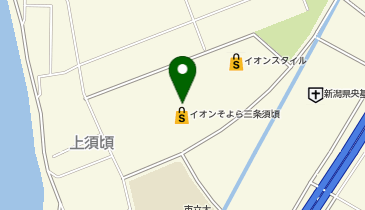 イオンスタイル三条須頃の地図画像