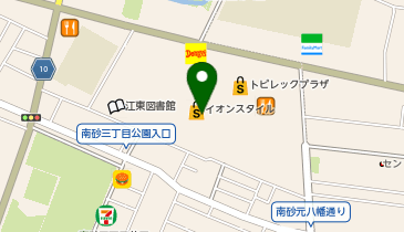 イオンスタイル南砂の地図画像