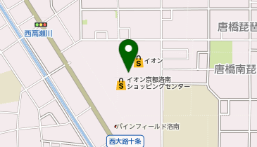 イオン京都洛南店の地図画像