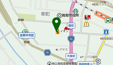 イオン鳥取店の地図画像