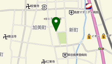 イオン島原店の地図画像