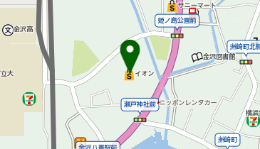 イオン金沢八景店の地図画像