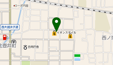 イオンスタイル西ノ京小町の地図画像
