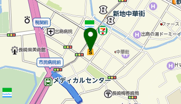 イオン長崎店の地図画像