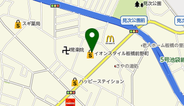 イオンスタイル板橋前野町の地図画像