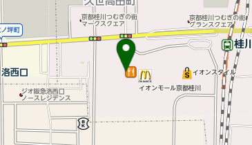 イオンスタイル京都桂川の地図画像