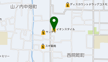イオンスタイル山ノ内小町の地図画像
