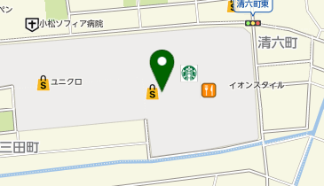 イオンスタイル新小松の地図画像