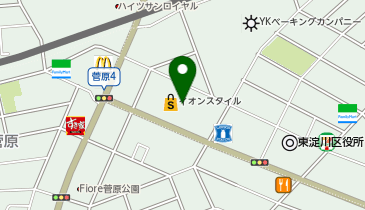 イオンスタイル東淀川の地図画像