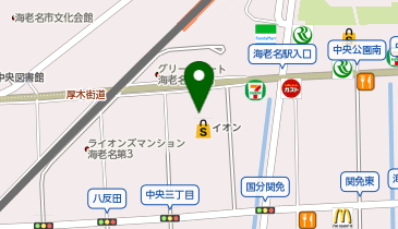 イオン海老名駅前店の地図画像