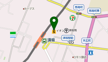 イオン須坂駅前店の地図画像