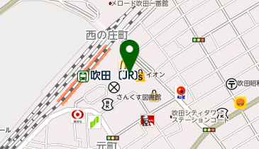 イオン吹田店の地図画像