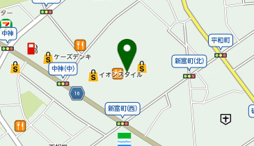 イオンスタイルとなみの地図画像