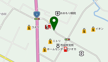 イオン宇城店の地図画像